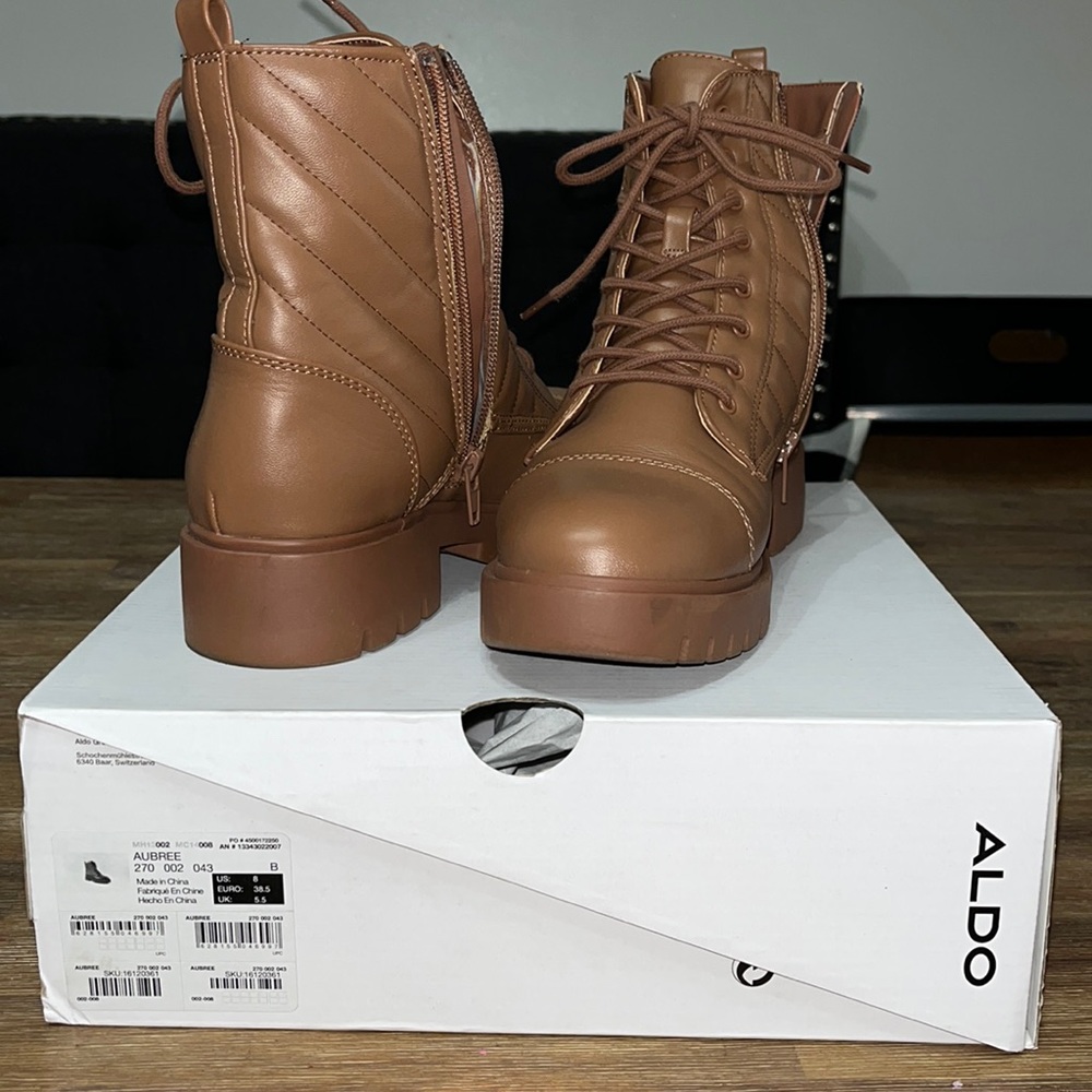 Aldo, Women’s Aubree Quilted Combat Boots